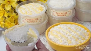 Cuscuz de Tapioca no Pote Fácil e Cremoso para Fazer em Casa