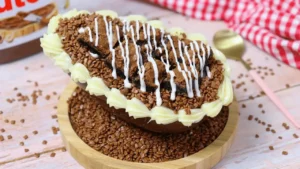 Ovo de Colher com Brownie, Leite Ninho e Nutella