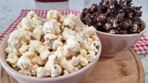 Pipoca Doce Gourmet: receita fácil com chocolate e leite em pó