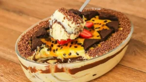 Sobremesa de Brownie com Maracujá: Receita Cremosa e Fácil para a Páscoa