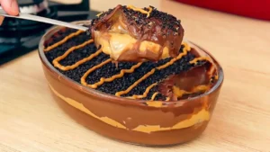Sobremesa de Chocolate Cremosa com Camadas e Ganache Fácil