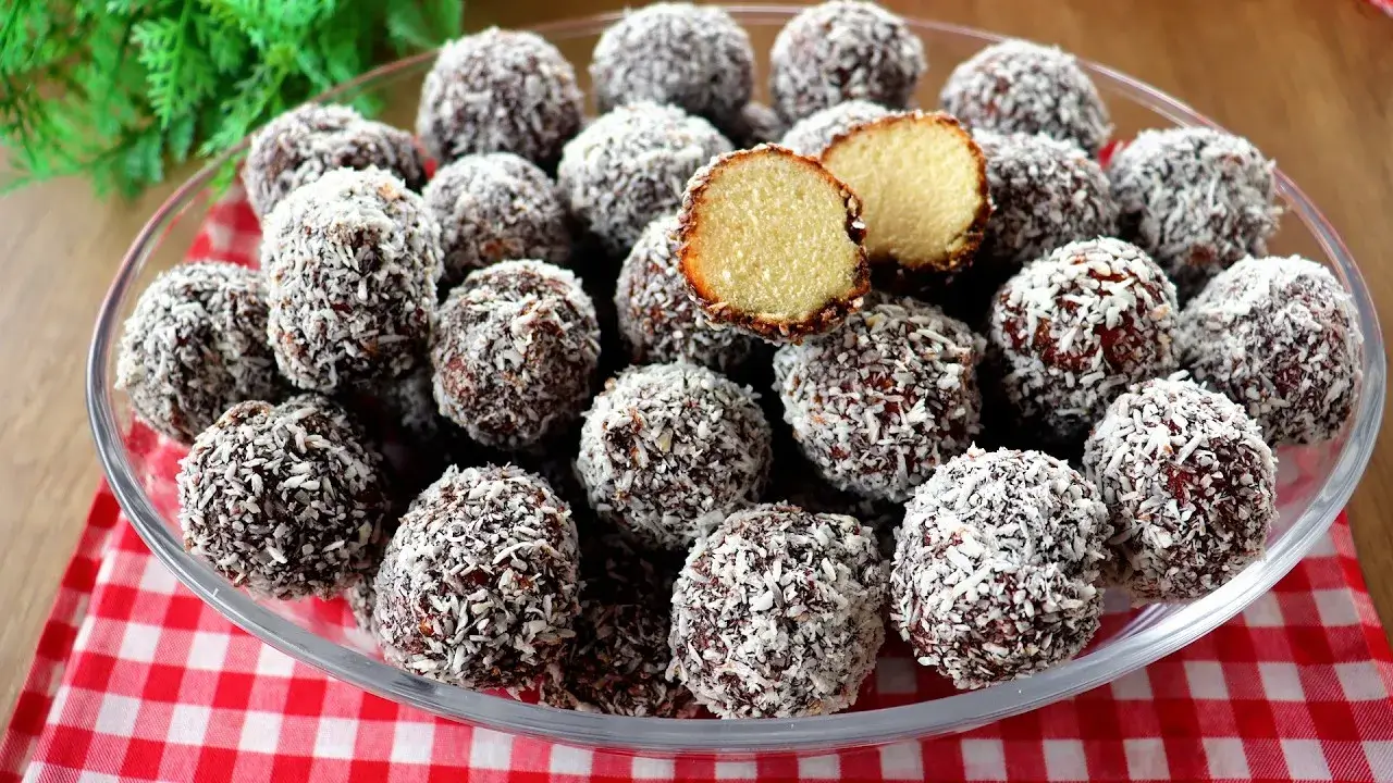 Beijo de Mulata Frito com Chocolate e Coco: Bolinho Sequinho e Muito Saboroso