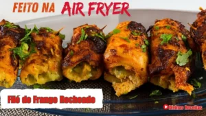 Filé de Frango Recheado com Mussarela e Molho Cremoso