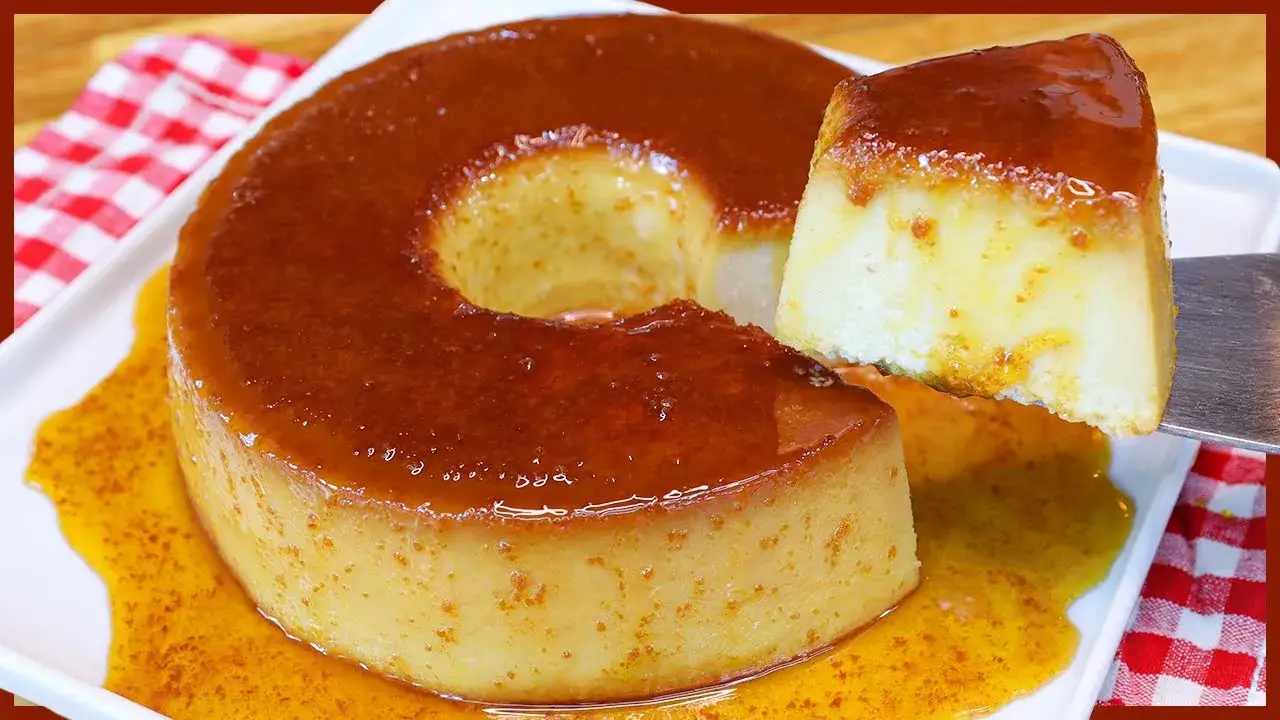 Pudim de Pão com Coco Cremoso para Aproveitar Pão Amanhecido