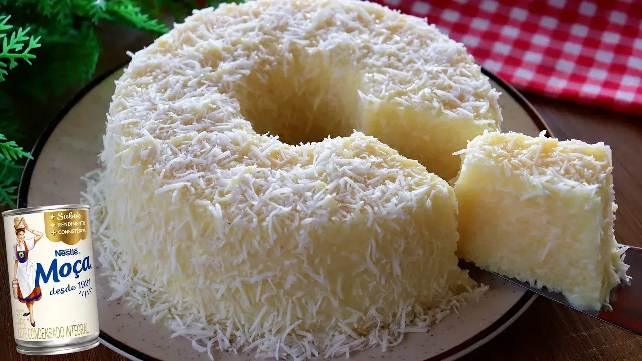 Sobremesa de Tapioca com Leite Condensado e Coco
