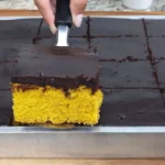 Bolo de cenoura com casquinha de chocolate veja