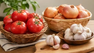 O Jeito Certo de Guardar Tomate, Cebola e Alho e Fazer Durarem Muito Mais