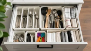 Organização de Gavetas da Cozinha: O Método Simples que Faço em Menos de 20 Minutos