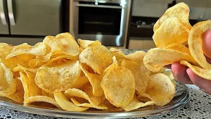 Batata Chips Crocante que Fica Sequinhas e Rende Muito