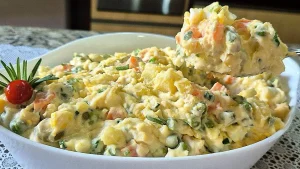 Salada de Maionese Cremosa para Churrasco e Almoço em Família