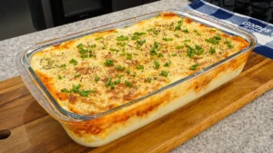 A torta de mandioca com frango cremoso no forno é uma receita prática que funciona...