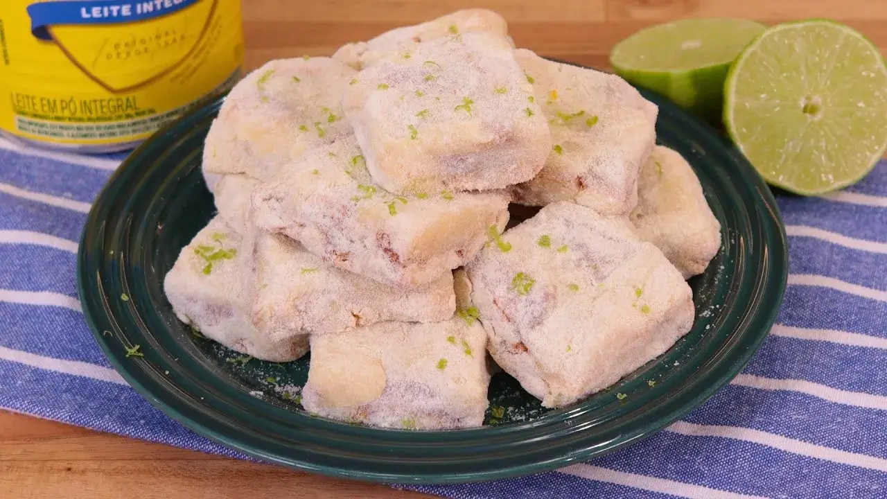 Palha Italiana de Limão Super Cremosa com Chocolate Branco