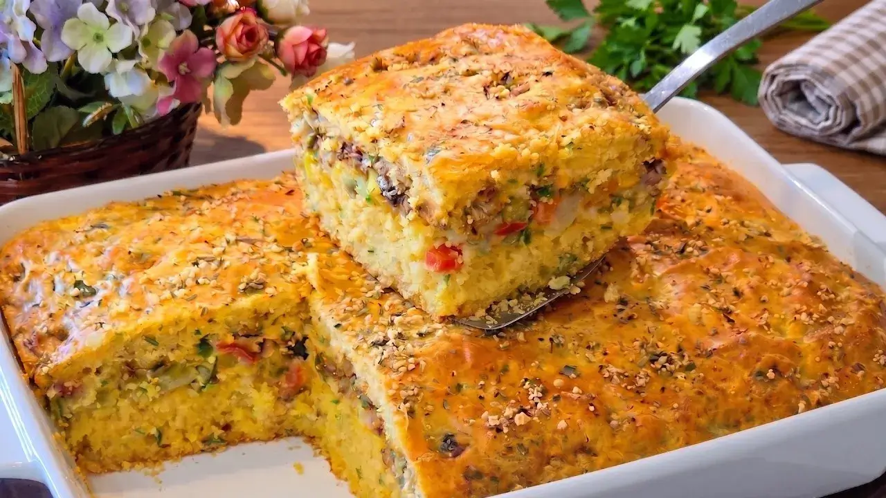 Torta de Sardinha sem Trigo: Massa Leve e Recheio Cremoso